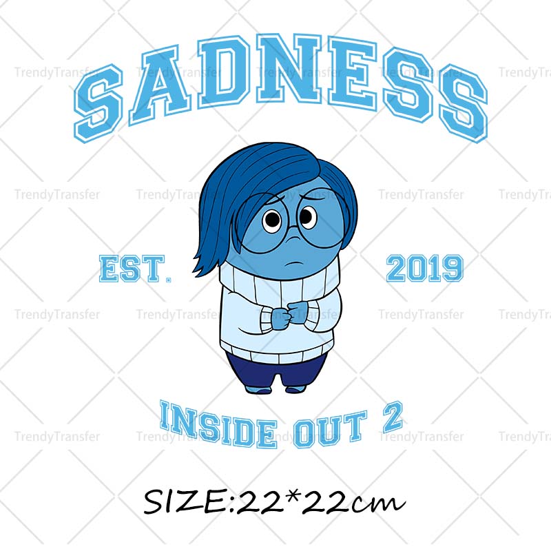 Inside Out Iron on Decals Heat - đánh giá và giá Velcro Sew On