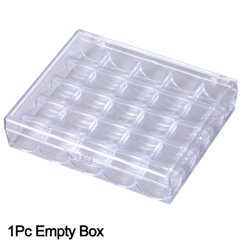 25 Grid Clear Empty Bobbins St - đánh giá và giá Bobbin Organizer Box