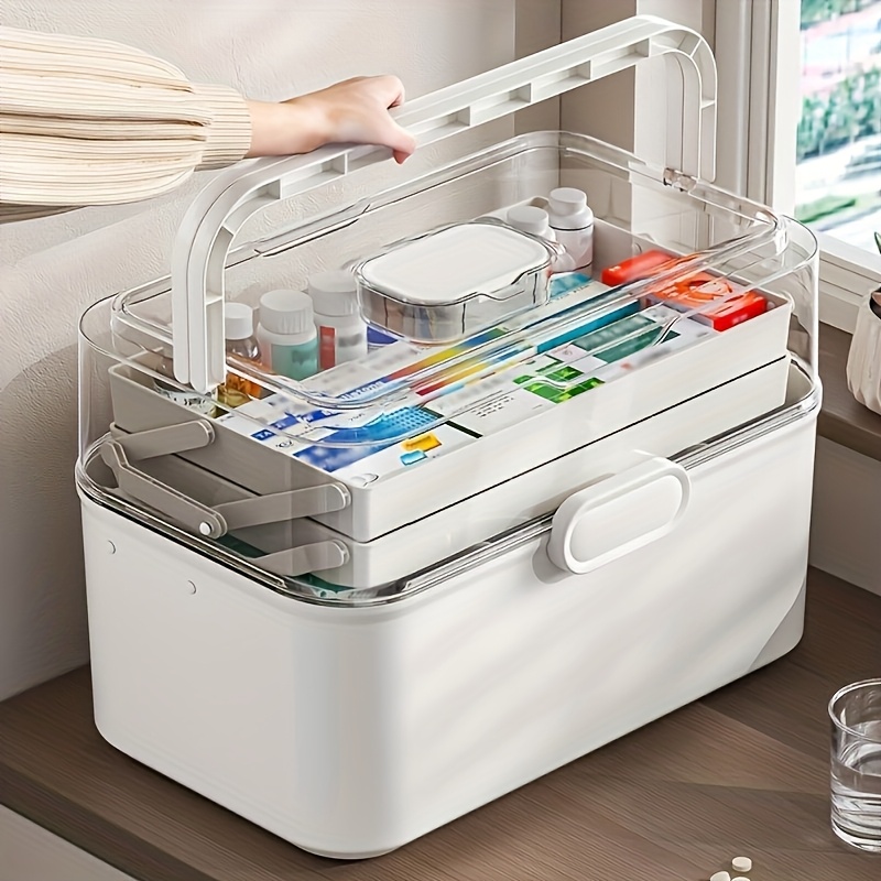 Large Capacity Clear Lid Medic - đánh giá và giá Bobbin Organizer Box