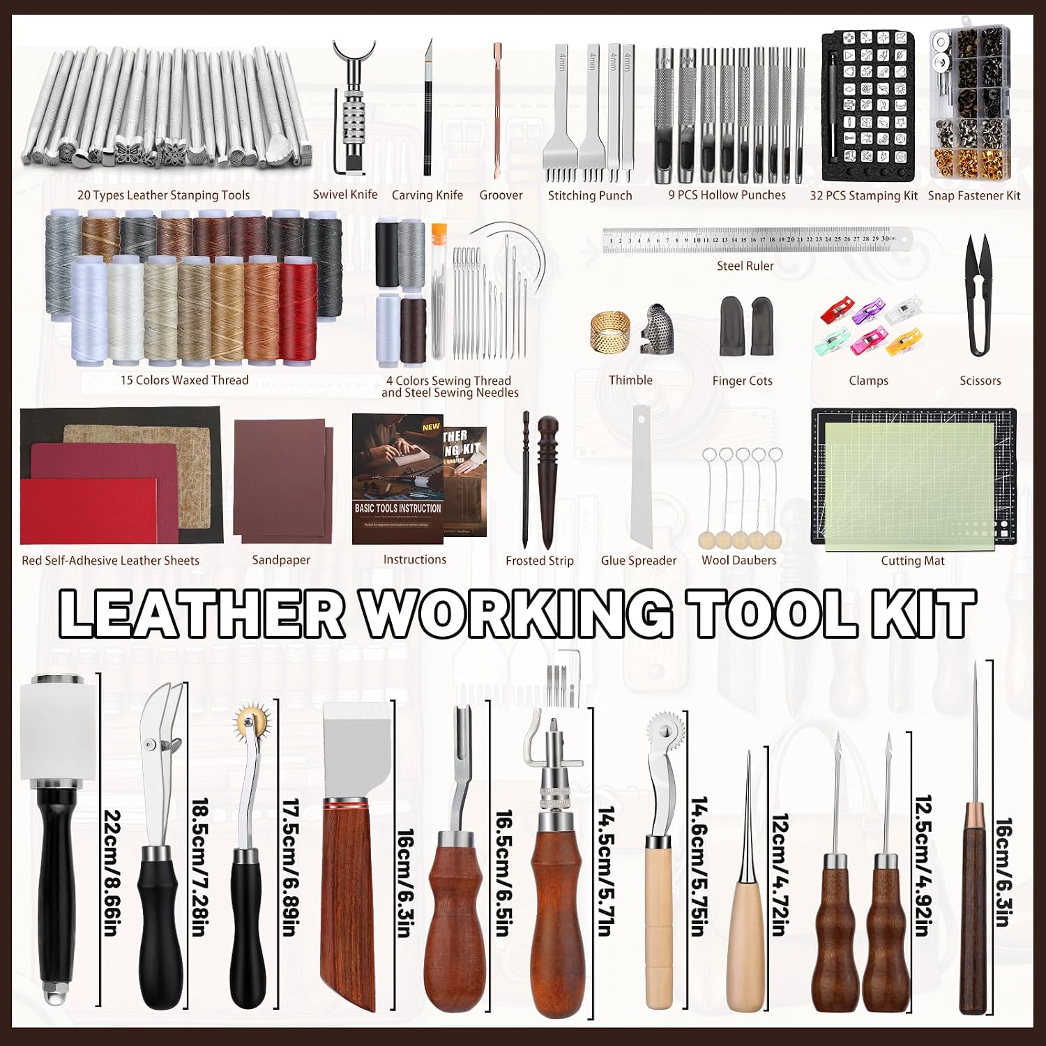 Leather Working Kit, Leather W - đánh giá và giá Sewing Kit