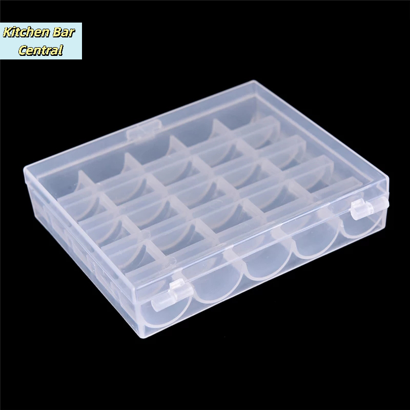 【25 Spools Empty Bobbins Sewin - đánh giá và giá Bobbin Organizer Box