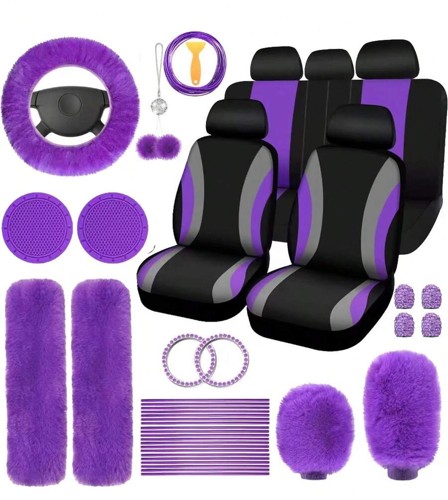 35-Piece Car Seat Cover Set Wi - đánh giá và giá Shoulder Pad Set In