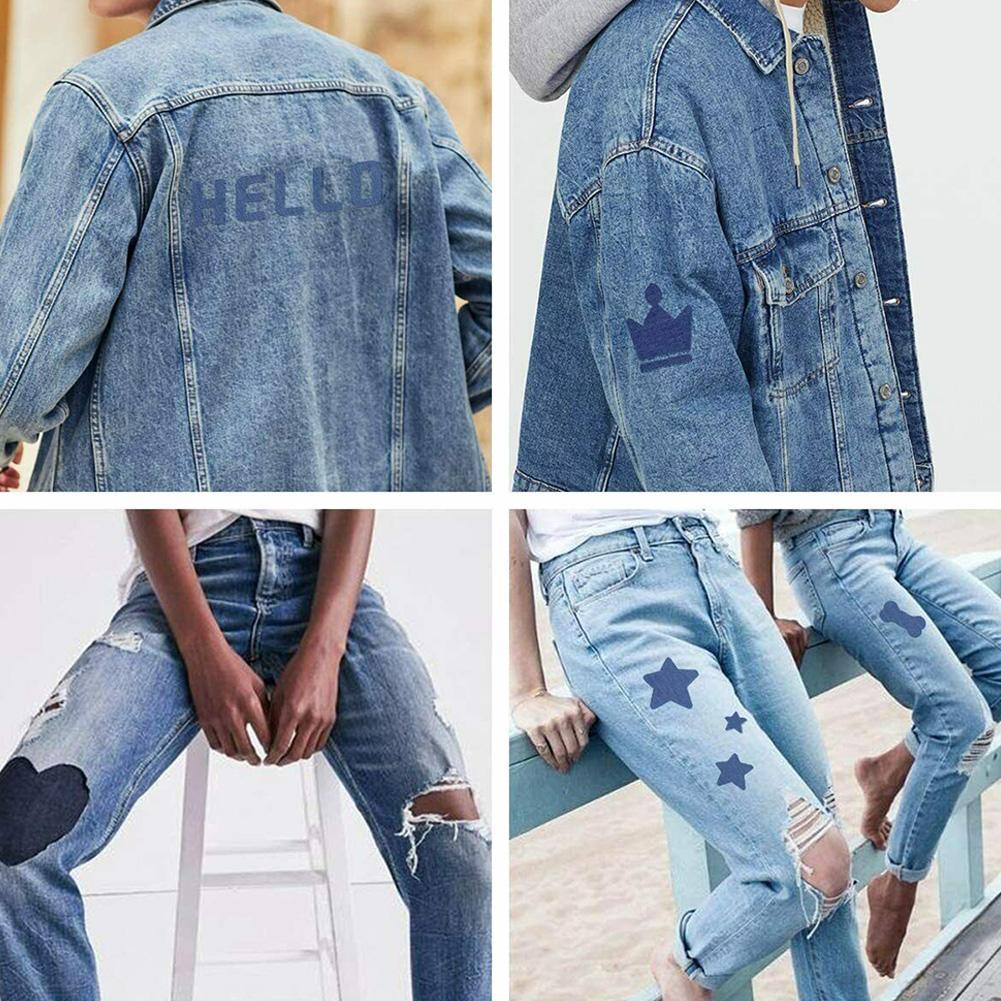 20Pcs Denim Cut Piece Iron On  - đánh giá và giá Velcro Sew On