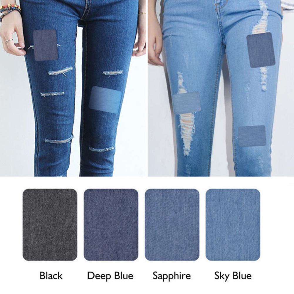 20Pcs Denim Cut Piece Iron On  - đánh giá và giá Velcro Sew On