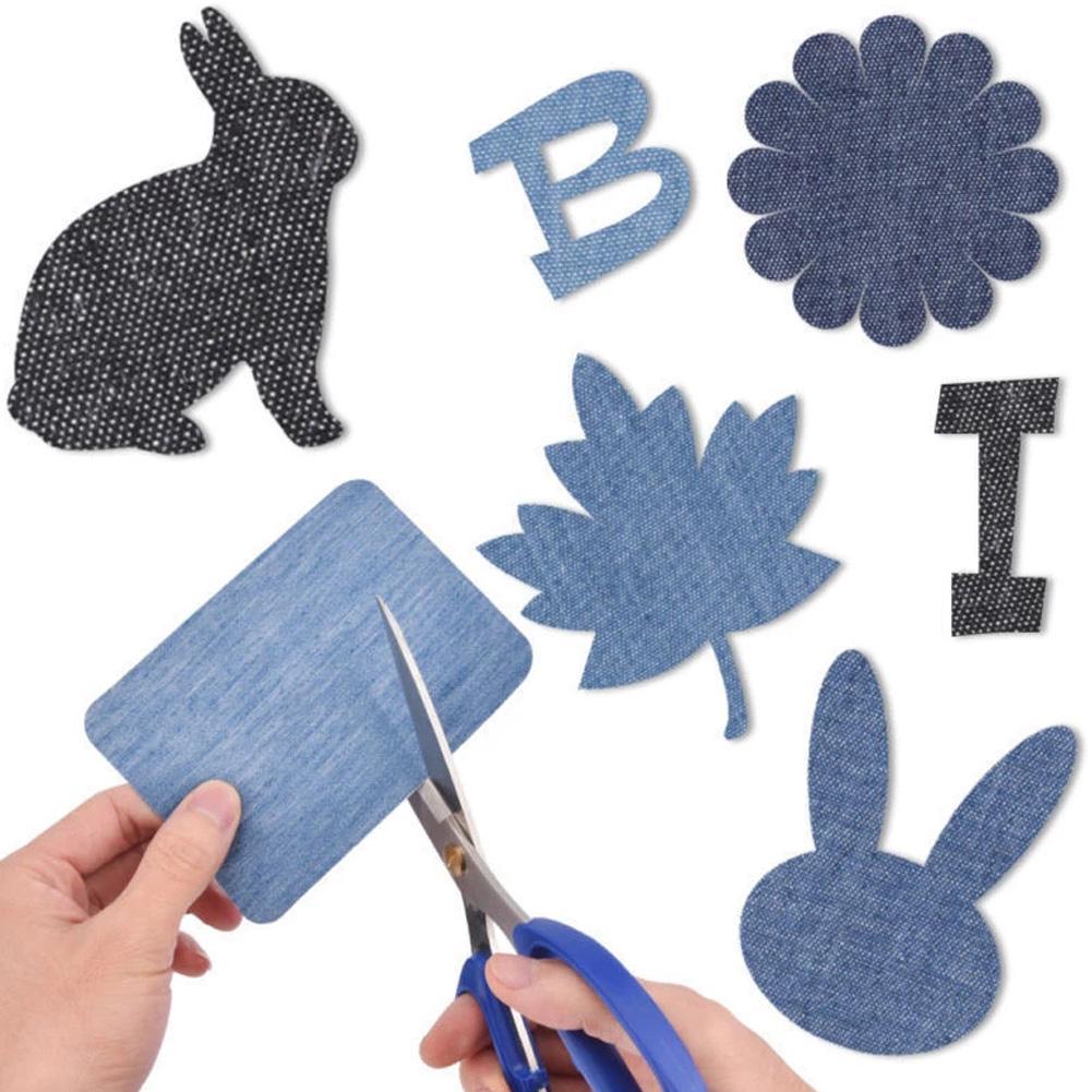 20Pcs Denim Cut Piece Iron On  - đánh giá và giá Velcro Sew On