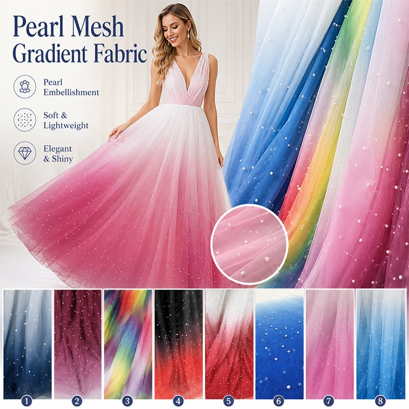 100x150cm Pearl Mesh Gradient  - đánh giá và giá Sewing Batik