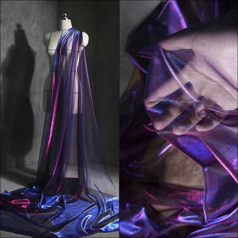Metalic Glitter Mesh Tulle Fab - đánh giá và giá Sewing Technical Fabrics