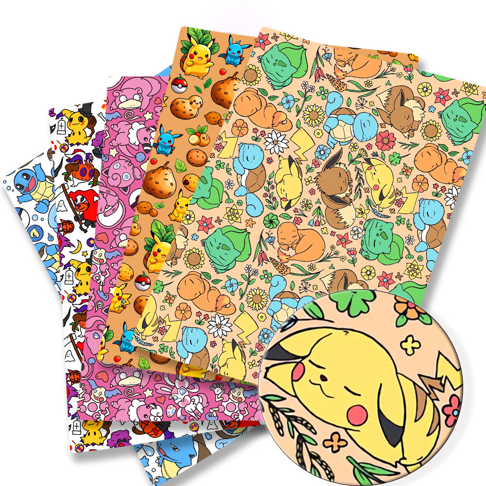 Pokemon Cartoon Fabric140*50cm - đánh giá và giá Sewing Production