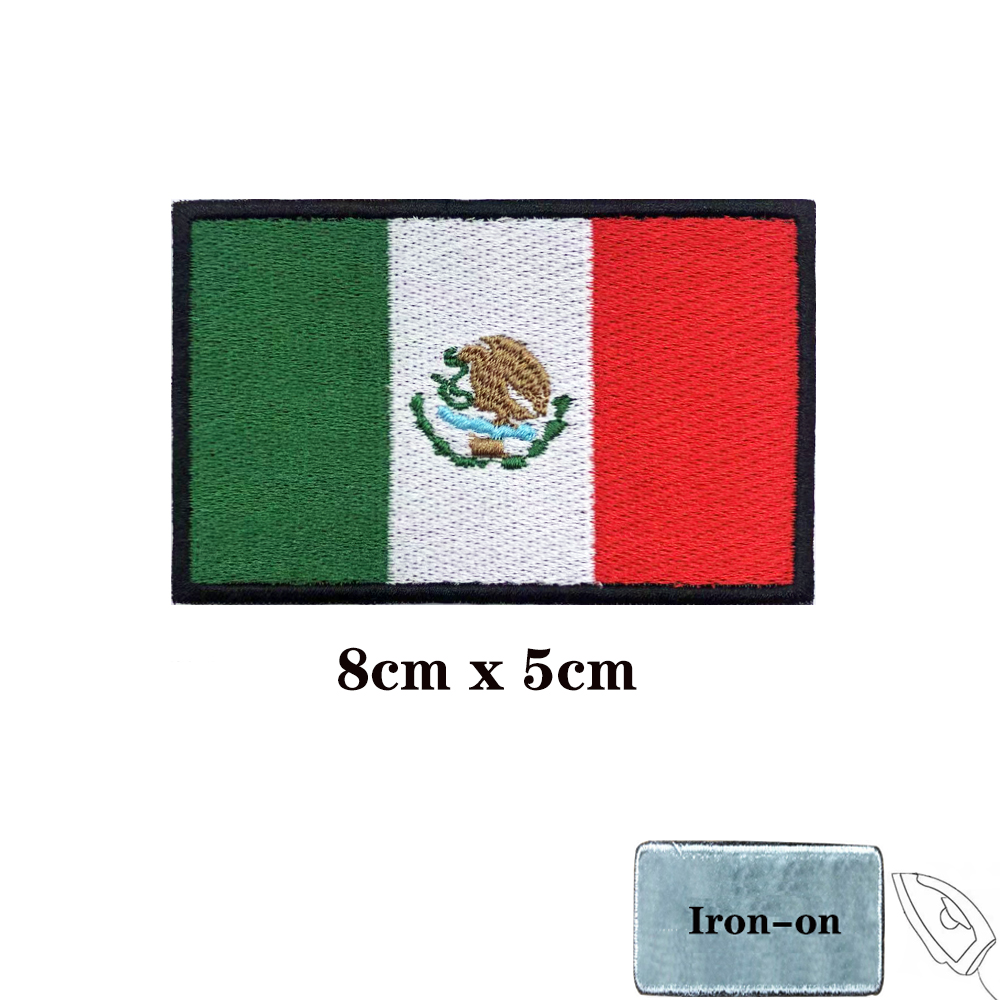 Mexico Cờ Mexico Miếng Dán Tay - đánh giá và giá Velcro Sew On