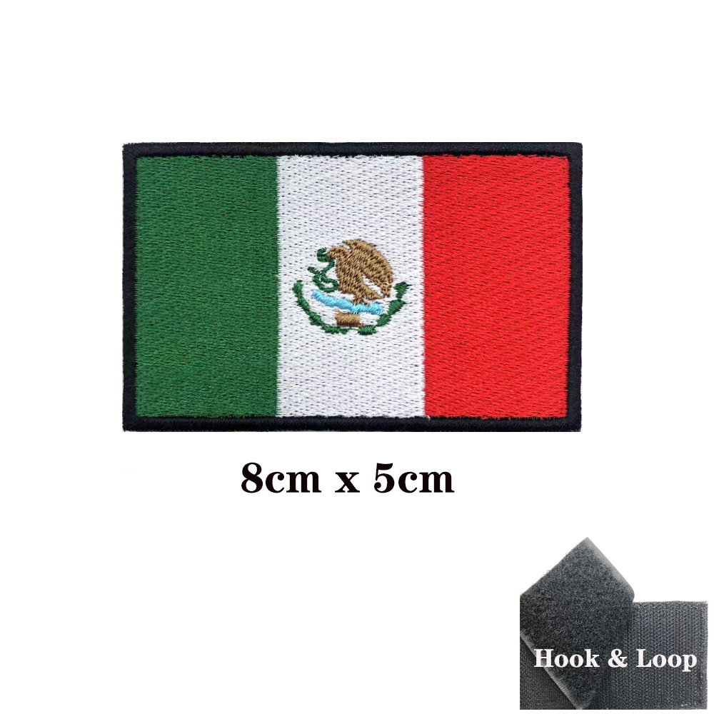 Mexico Cờ Mexico Miếng Dán Tay - đánh giá và giá Velcro Sew On