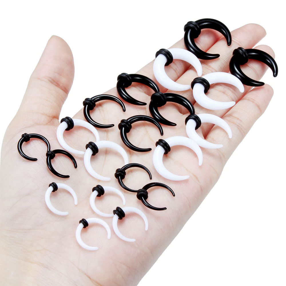 Large Septum Rings 14G 12G 8G  - đánh giá và giá Seam Gauge Metal
